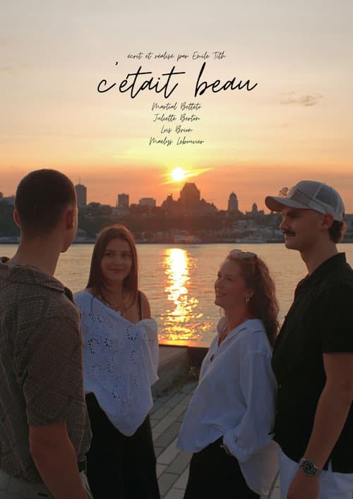 c'était beau (2025) poster