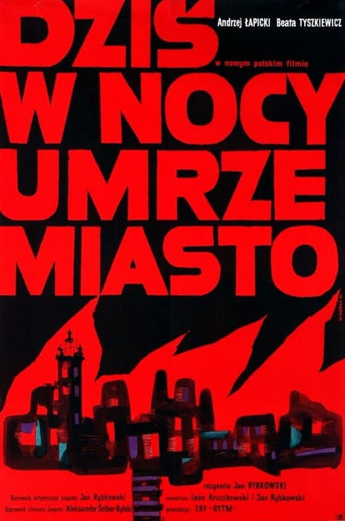 Dziś w nocy umrze miasto (1961) poster