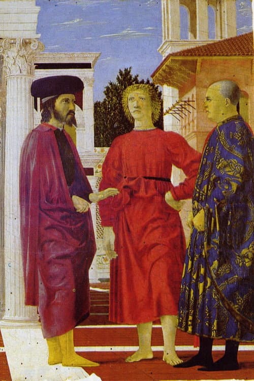 Piero Della Francesca « Le rêve de la diagonale, La Flagellation » (1993) poster