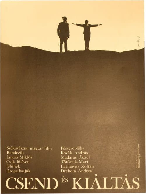 Csend és kiáltás (1968) poster