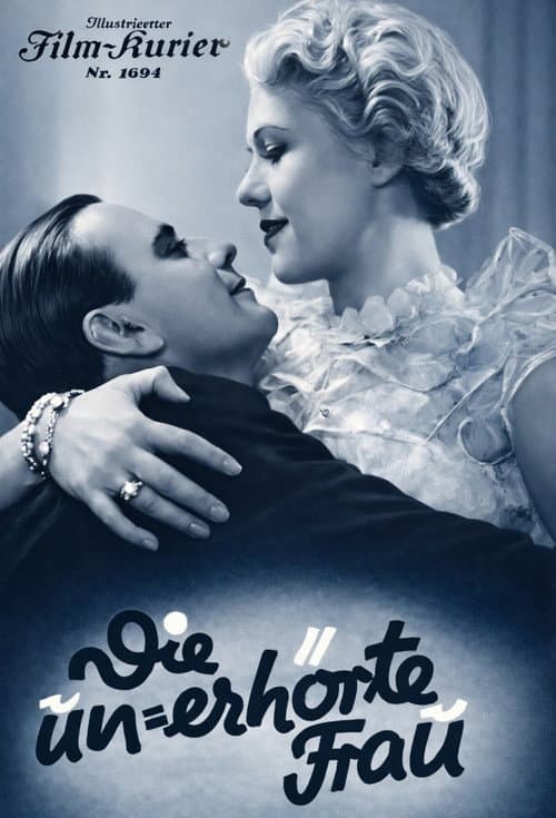 Die un-erhörte Frau (1936) poster