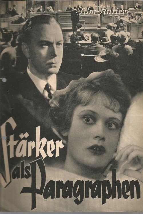 Stärker als Paragraphen (1936) poster