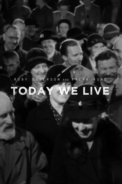Today We Live (1937) poster