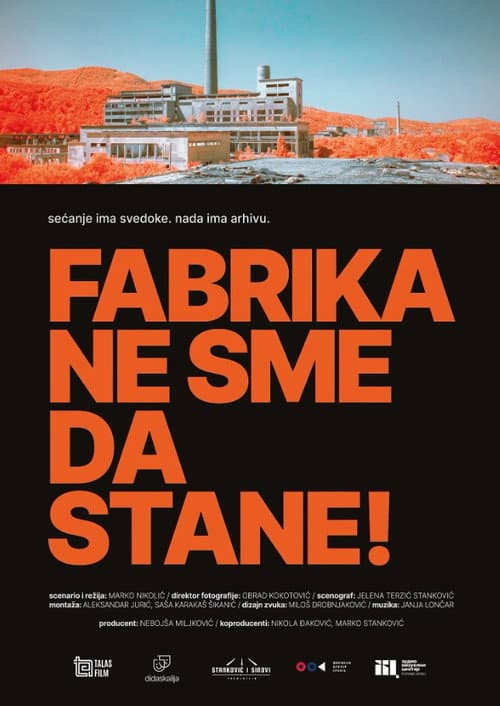 Fabrika ne sme da stane! (2026) poster