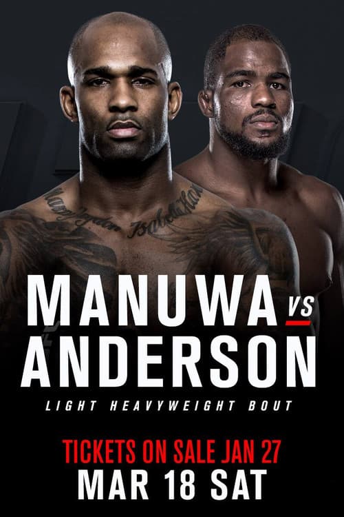 UFC Fight Night 107: Manuwa vs. Anderson (2017) poster