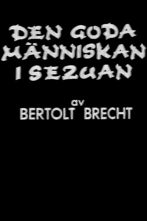 Den goda människan i Sezuan (1973) poster