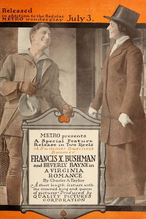 A Virginia Romance (1916) poster
