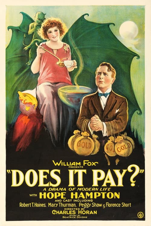 Does It Pay? (1923) poster
