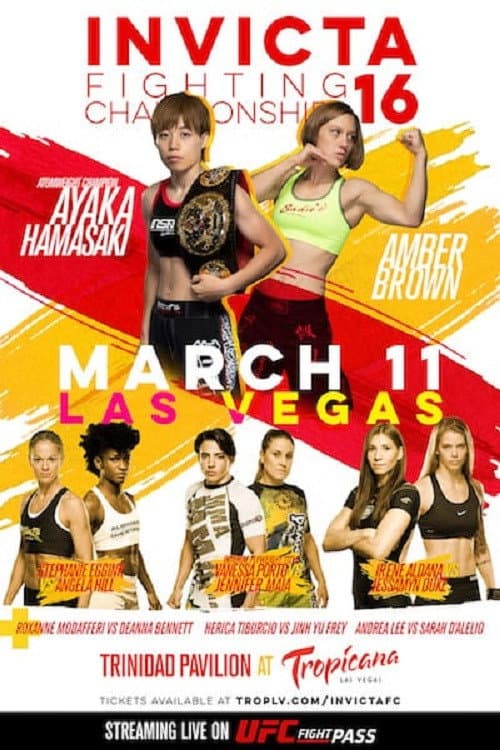 Invicta FC 16: Hamasaki vs. Brown (2016) poster