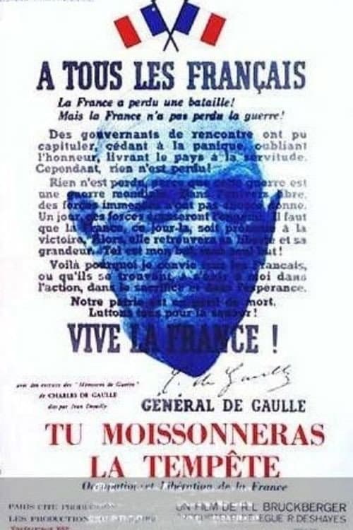 Tu moissonneras la tempête (1969) poster