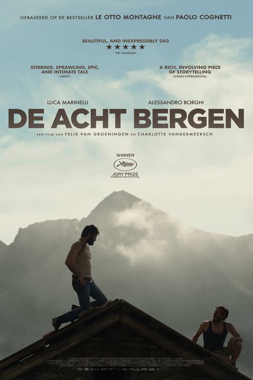 De acht bergen (2022) poster