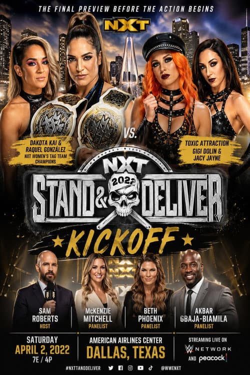 WWE NXT Stand & Deliver Kickoff (2022) poster