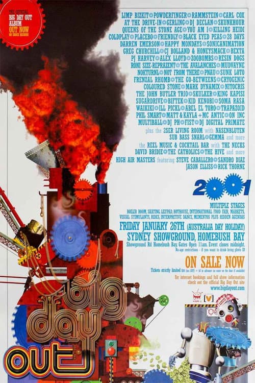 Rammstein- Live at Big Day Out Festival, Sydney Australia 2001 (2001) poster
