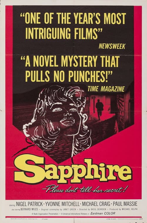 Sapphire (1959) poster