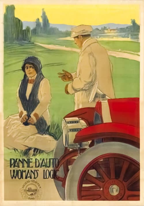 Panne d'auto (1912) poster