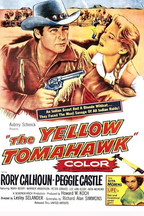 The Yellow Tomahawk (1954) poster