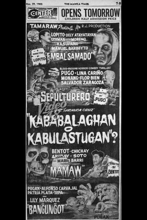 Kababalaghan o kabulastugan? (1962) poster