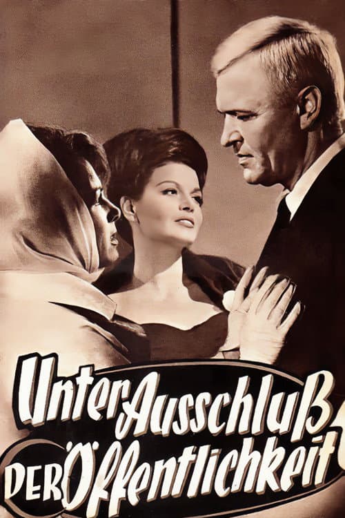 Unter Ausschluß der Öffentlichkeit (1961) poster