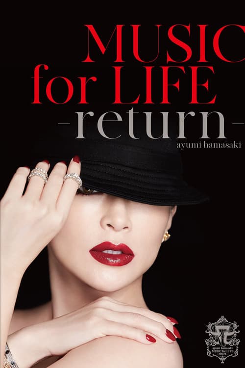 ayumi hamasaki MUSIC for LIFE ~return~ (2021) poster