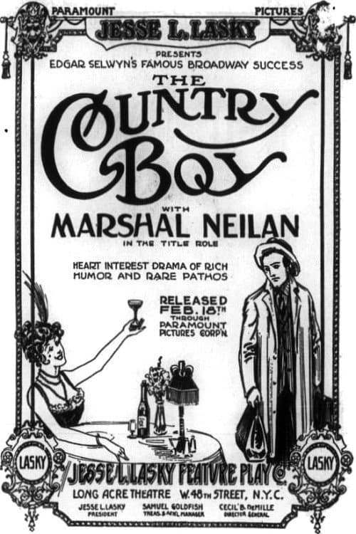 The Country Boy (1915) poster