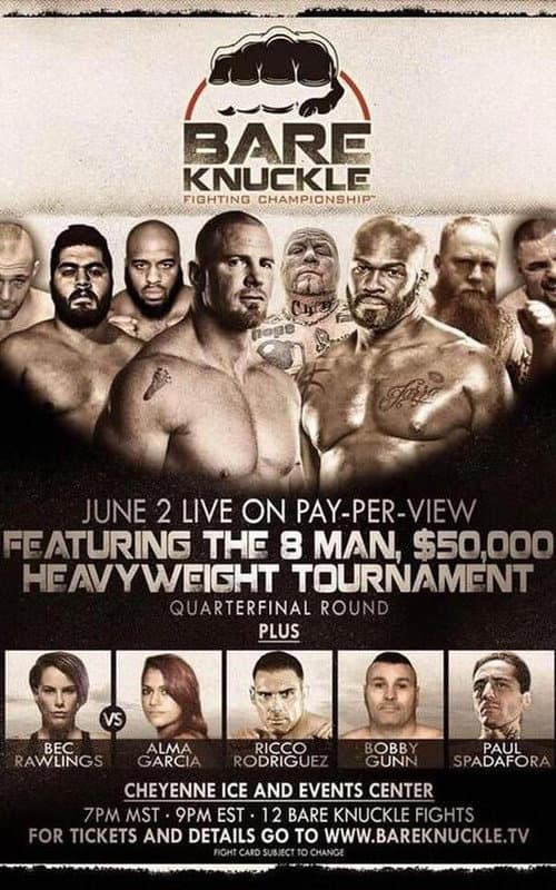 Bare Knuckle Fighting Championship 1 (2018) poster