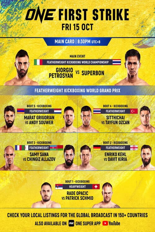 One Championship: First Strike (2021) poster