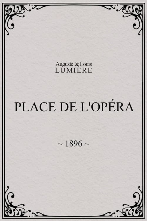 Place de l'Opéra (1896) poster