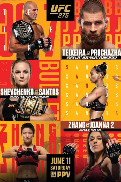 UFC 275: Teixeira vs. Prochazka (2022) poster