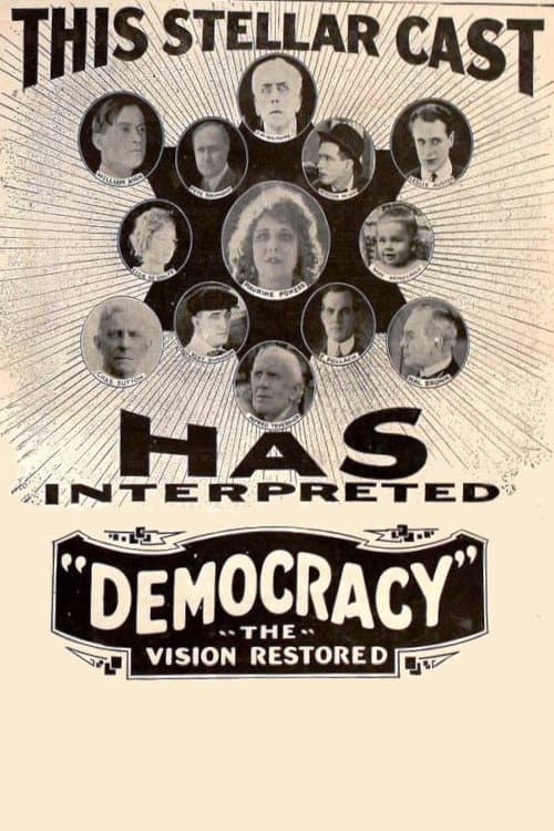 Democracy: The Vision Restored (1920) poster