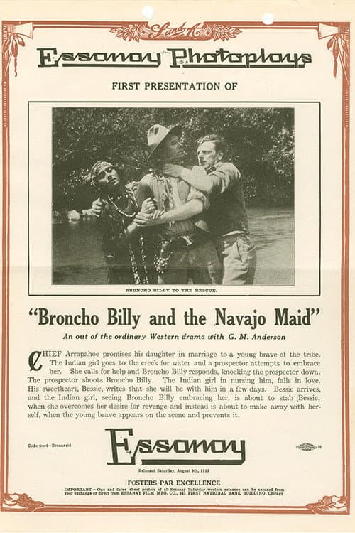 Broncho Billy and the Navajo Maid (1913) poster