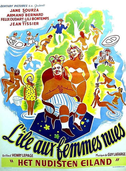 L'Île aux femmes nues (1953) poster