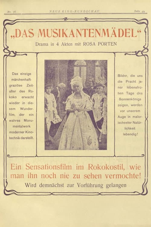 Die Musikantenmädel (1918) poster