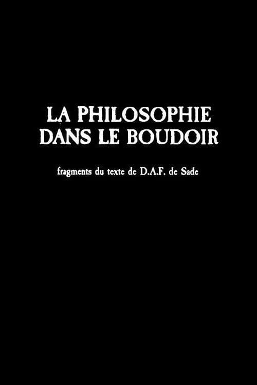 La philosophie dans le boudoir (1991) poster