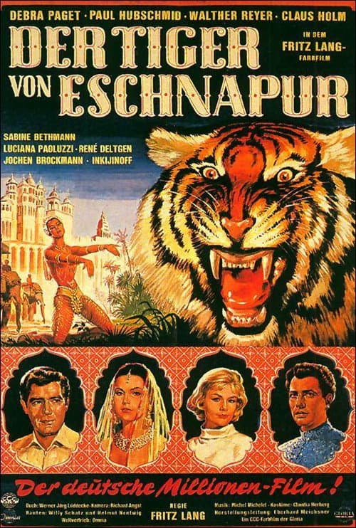 Der Tiger von Eschnapur (1959) poster
