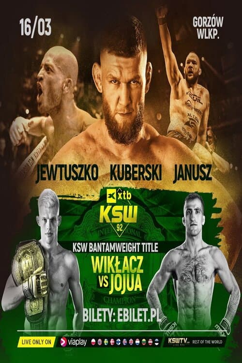 KSW 92: Wiklacz vs. Jojua (2024) poster