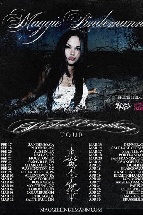 Maggie Lindemann: I FEEL EVERYTHING TOUR (2026) poster