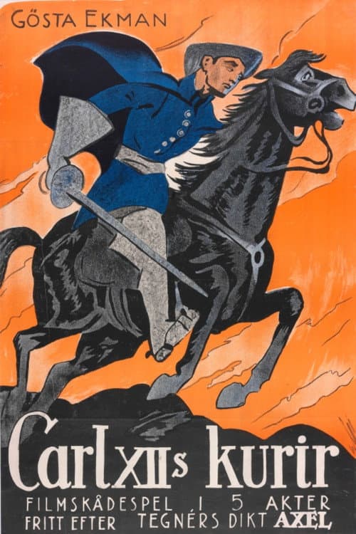 Carl XII:s kurir (1924) poster
