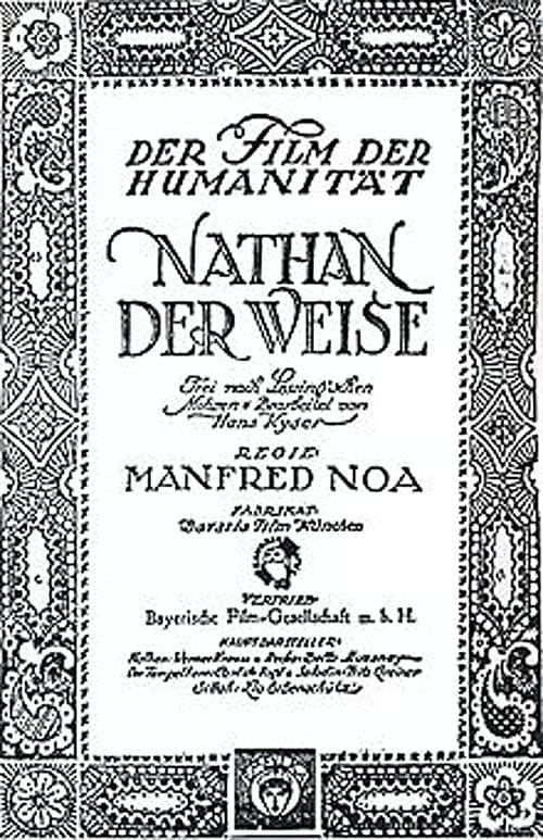 Nathan der Weise (1922) poster