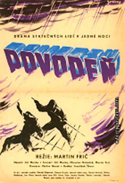 Povodeň (1958) poster