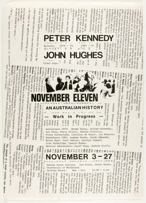 November Eleven (1979) poster
