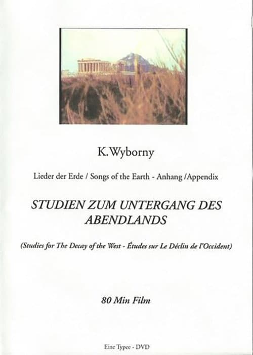Studien zum Untergang des Abendlands (2010) poster