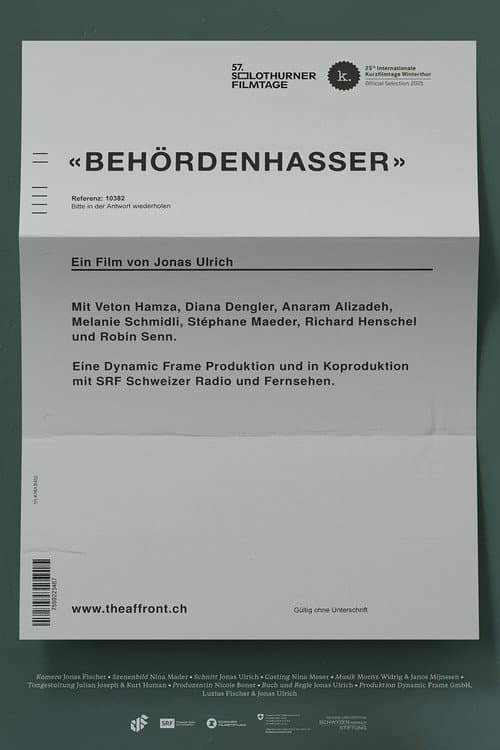 Behördenhasser (2021) poster