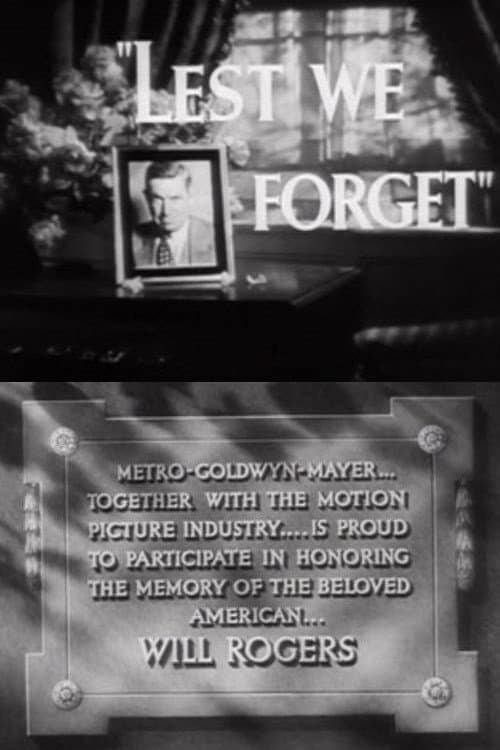 Lest We Forget (1937) poster