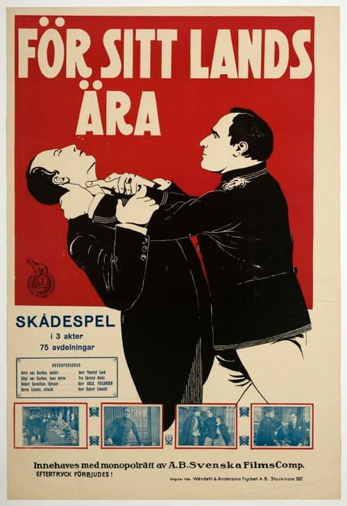 For Sit Lands Ære (1918) poster