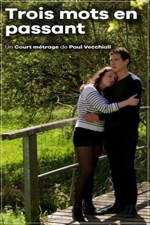Trois mots en passant (2015) poster
