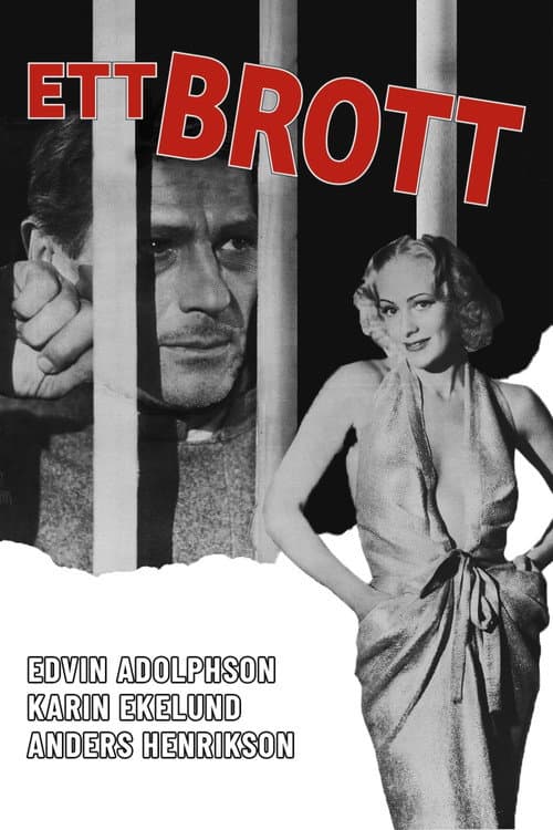 Ett brott (1940) poster