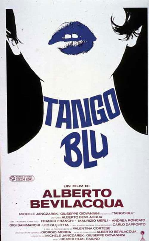 Tango blu (1987) poster
