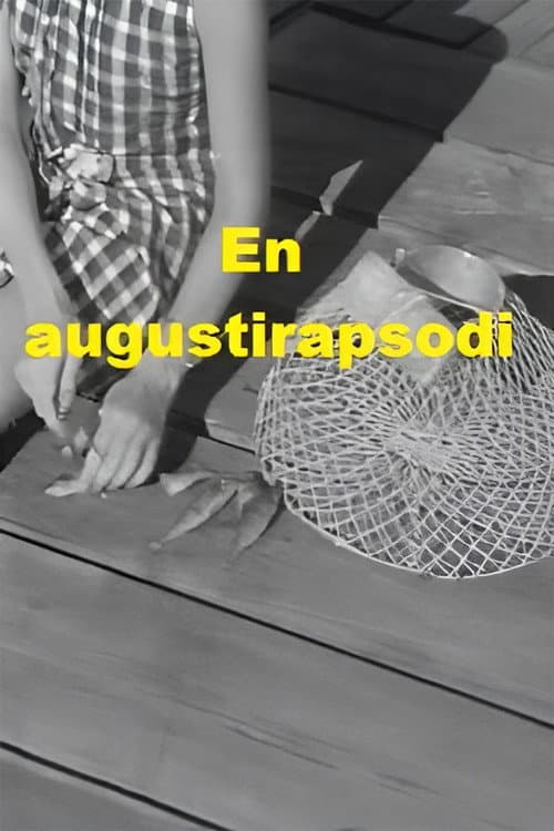 En augustirapsodi (1940) poster