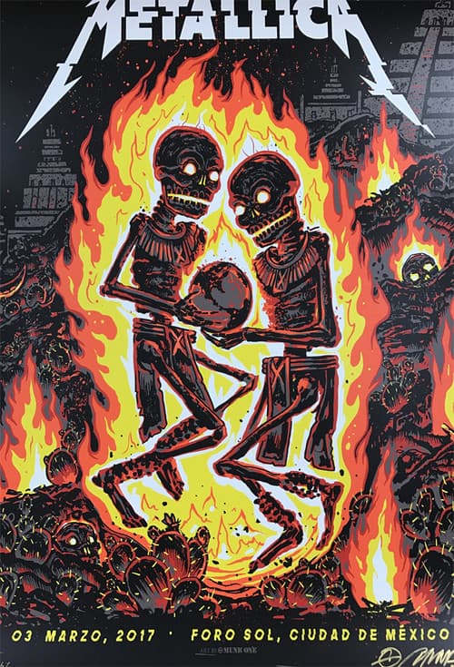 Metallica: Live in Mexico City, Mexico - March 3, 2017 (2020) poster