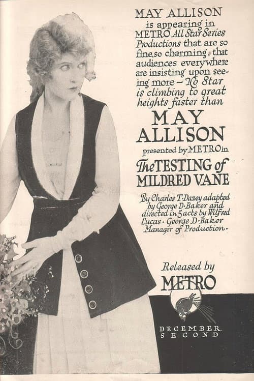 The Testing of Mildred Vane (1918) poster